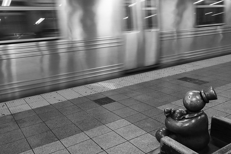 Subway Token Figures : Art : Subway : New York : Tom Otterness : New York : Personal Photo Projects :  Richard Moore Photography : Photographer : 